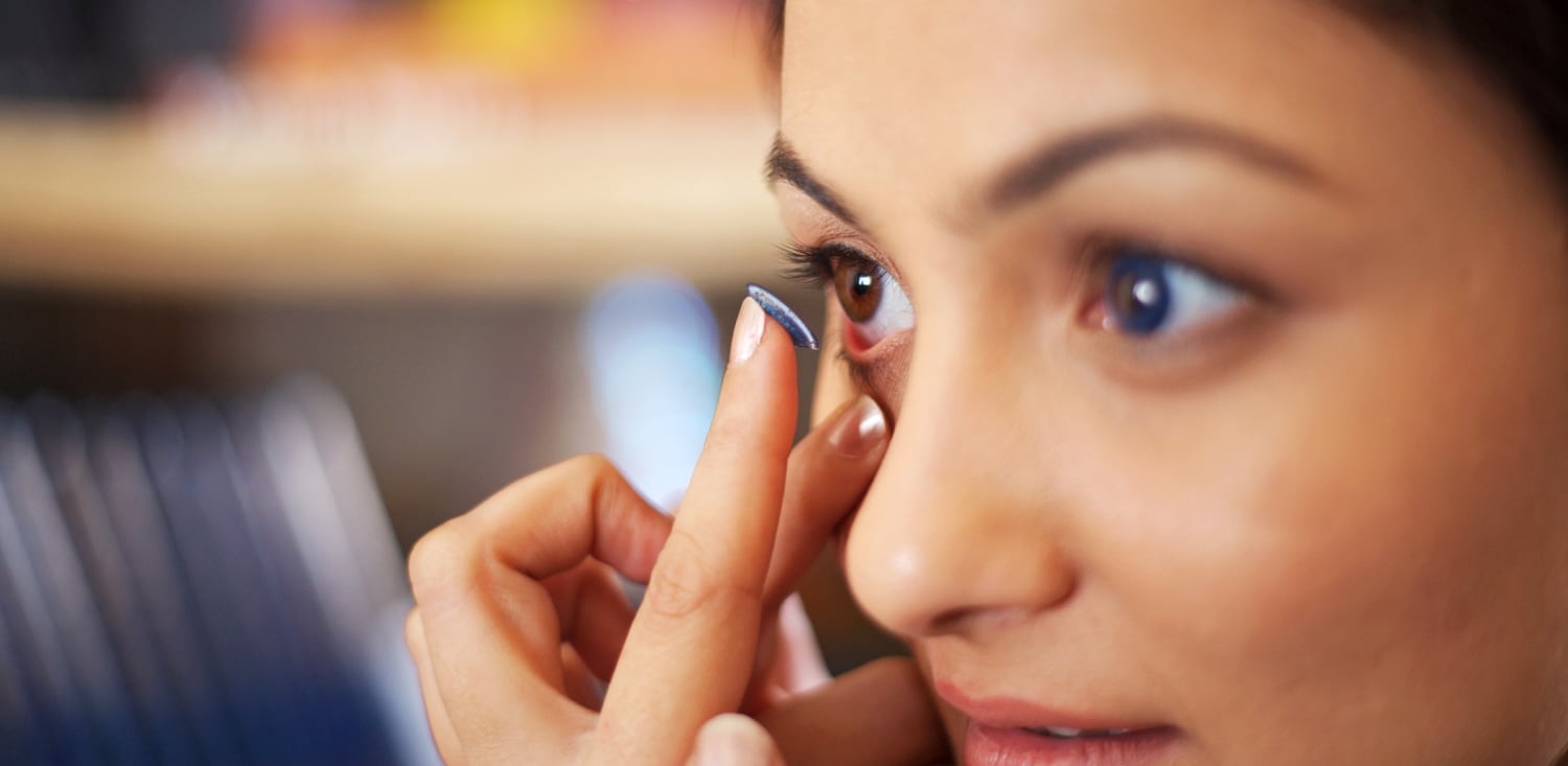 Can you wear colored contacts over regular contacts? | ContactsDirect®