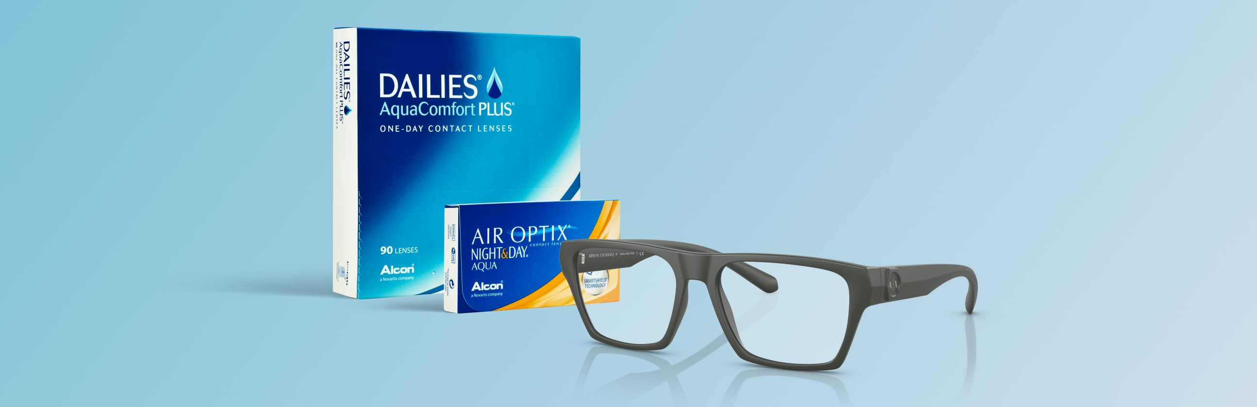 Chart showing how to convert glasses prescription to contacts.